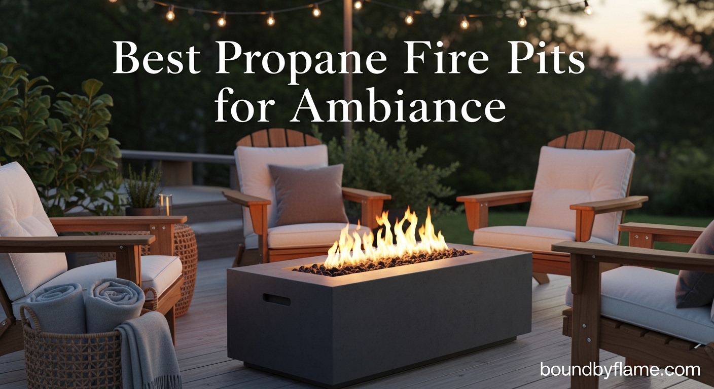 Best Propane Fire Pits for Ambiance