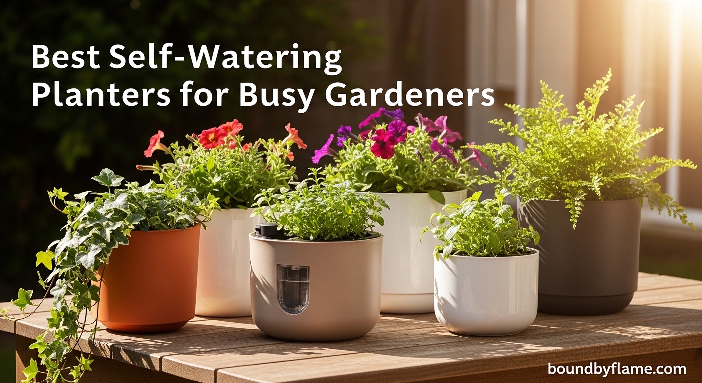 Best Self-Watering Planters for Busy Gardeners