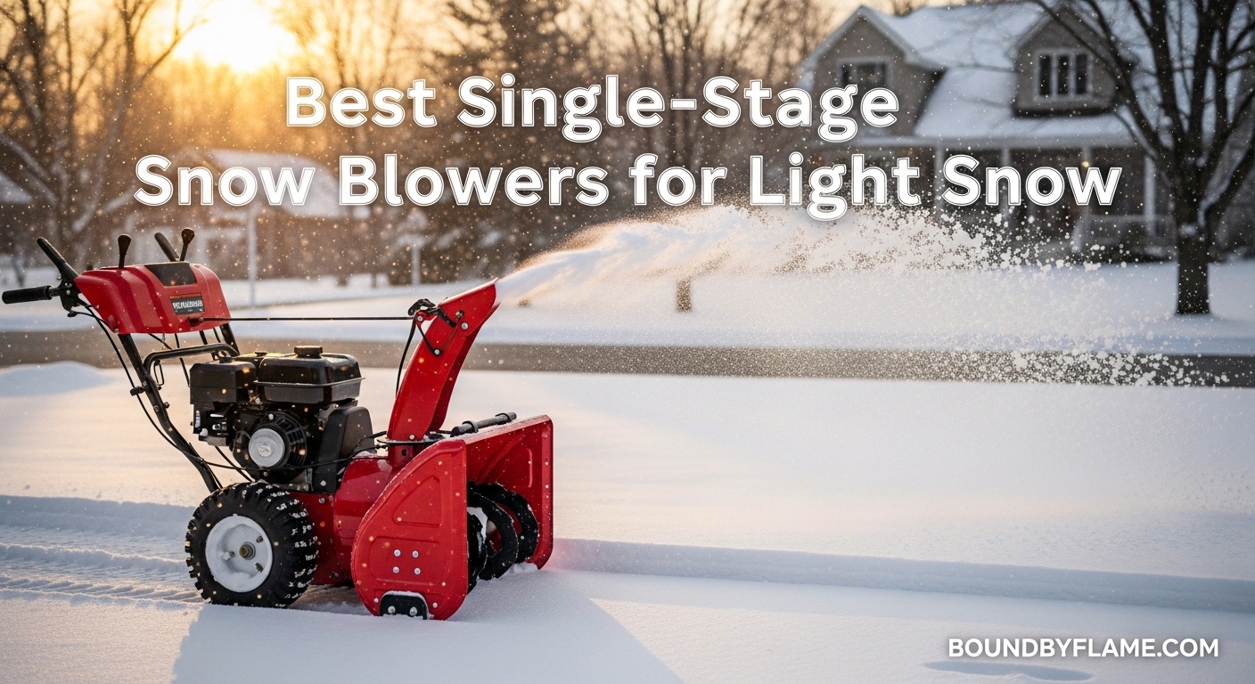 Best Single-Stage Snow Blowers for Light Snow