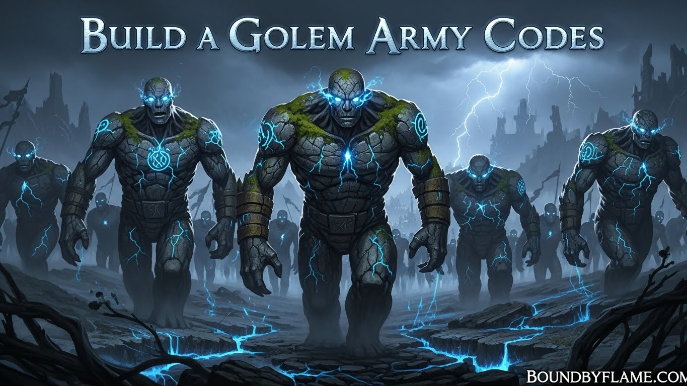 Build a Golem Army Codes