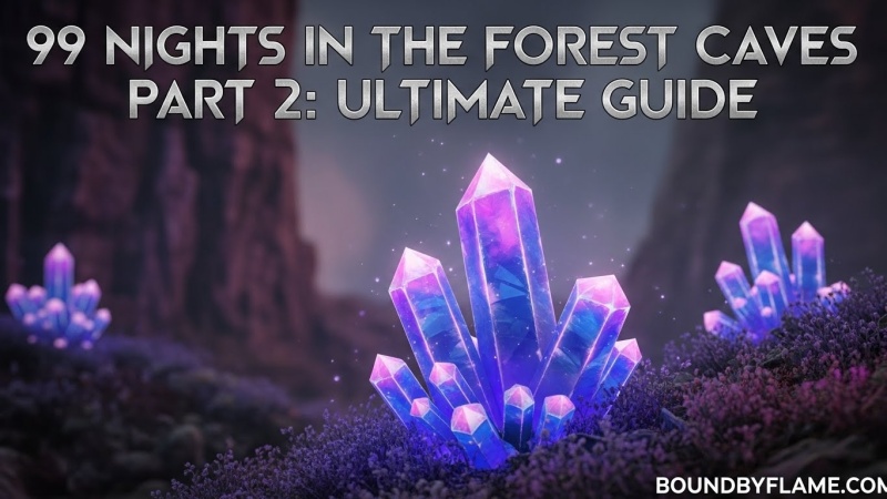 Caves Part 2 in 99 Nights in The Forest Update