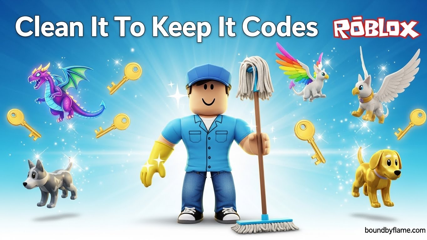 Clean It To Keep It Codes