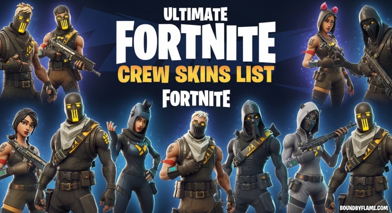 Crew Skins List in Fortnite