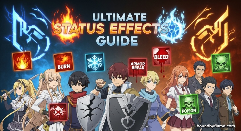 Every Status Effects in Anime Vanguards