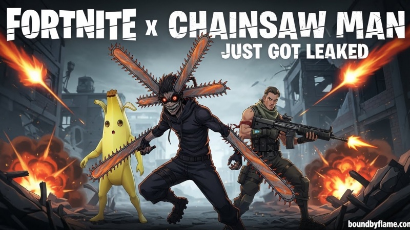 Fortnite Chainsaw Man LEAKED