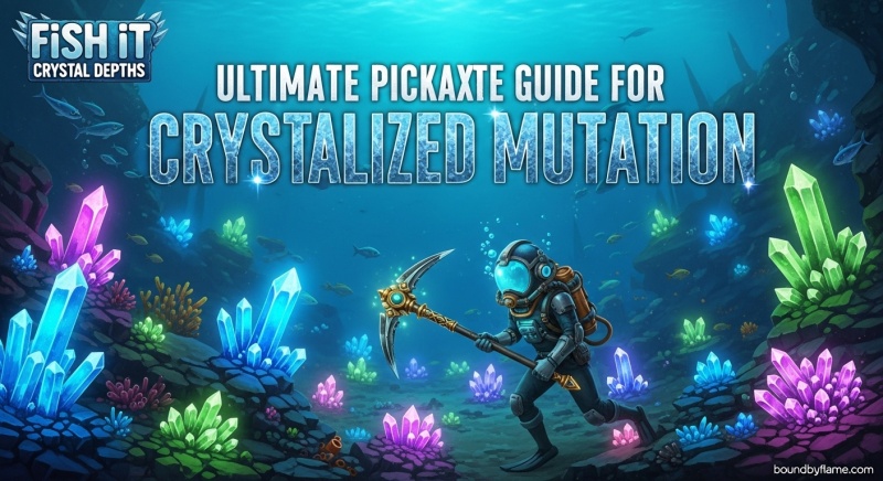Get Pickaxe for Crystalized Mutation in Fish It