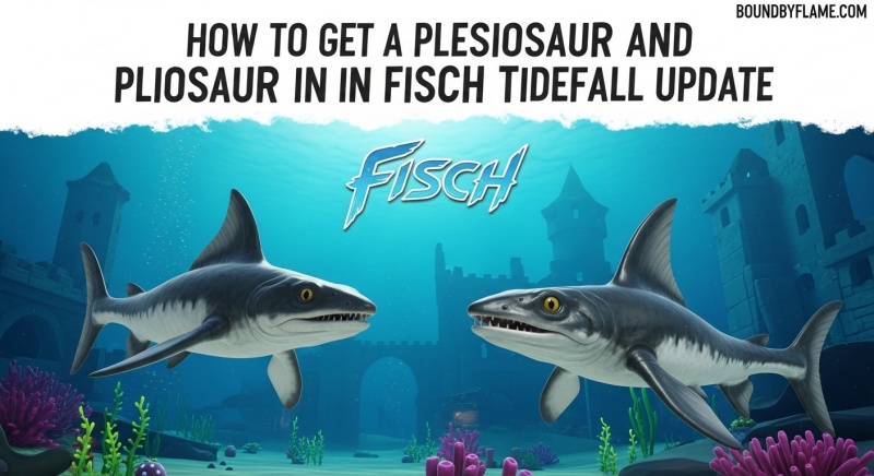 Get Plesiosaur and Pliosaur in Fisch