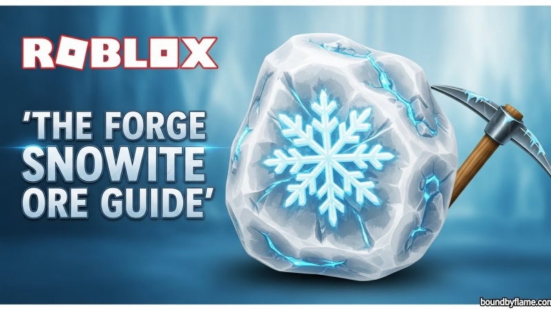 Get Snowite Ore Fast in The Forge