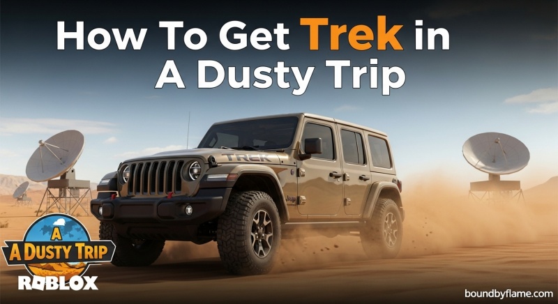 Get Trek Free Car in A Dusty Trip