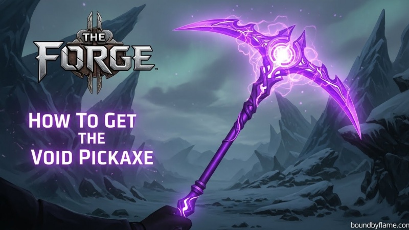 Get the Void Pickaxe in The Forge