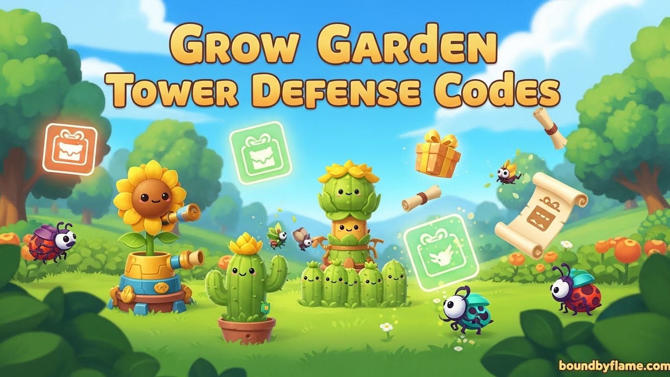 Grow Garden Tower Defense Codes