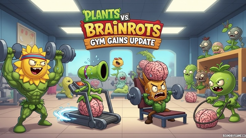 Gym Gains in Plants vs Brainrots