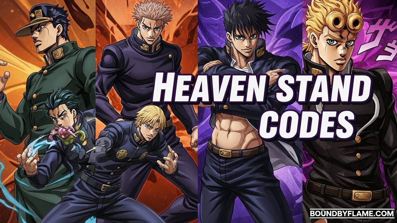 Heaven Stand Codes