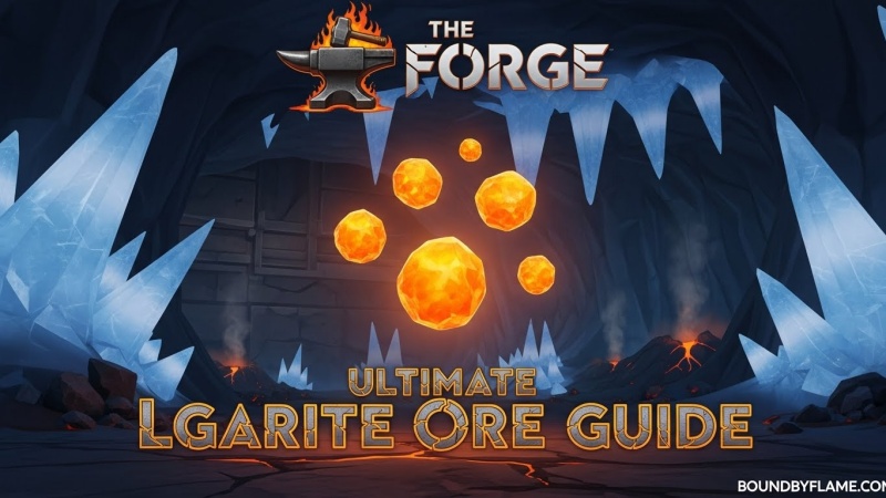 Lgarite Ore Farming in The Forge