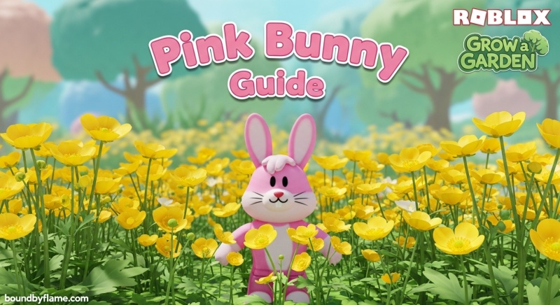 Pink Bunny in Grow a Garden