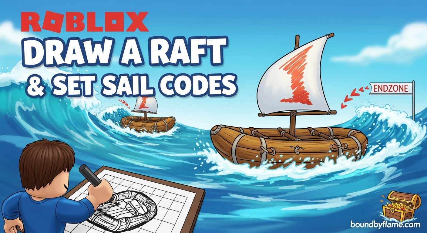 Roblox Draw A Raft & Set Sail Codes