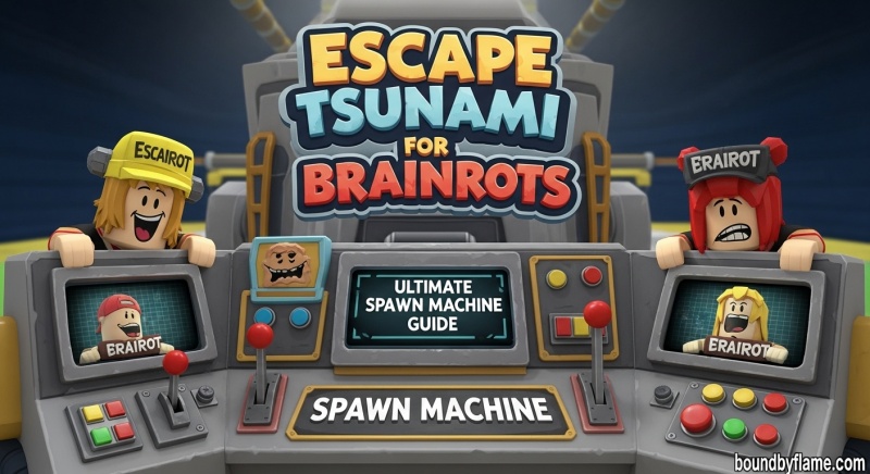 Spawn Machine in Escape Tsunami Brainrots