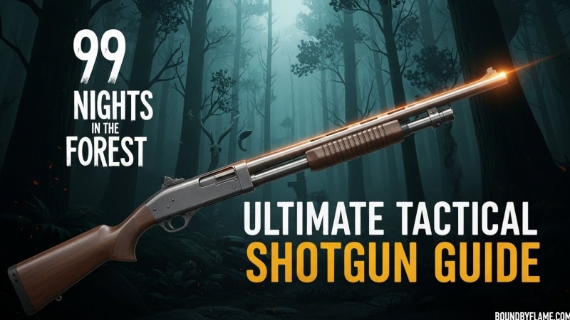 Tactical Shotgun in 99 Nights in The Forest