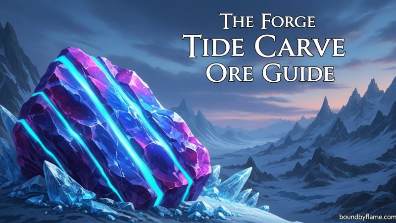 Tide Carve Ore in The Forge