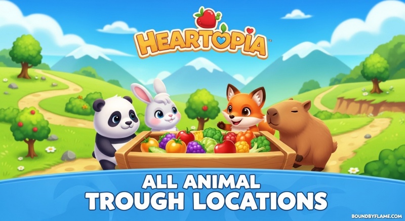 All Animal Trough Locations in Heartopia