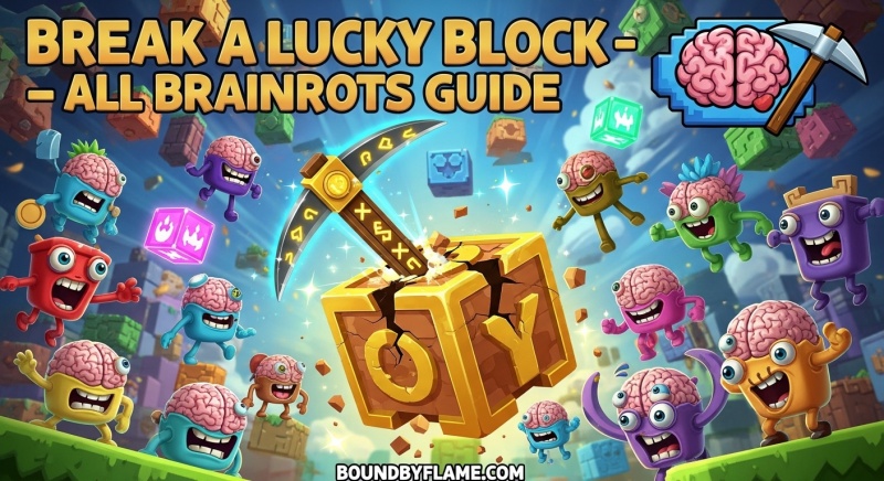 All Brainrots List in Break a Lucky Block