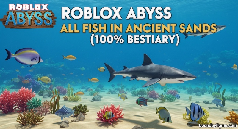 All Fish Ancient Sands in Abyss Roblox