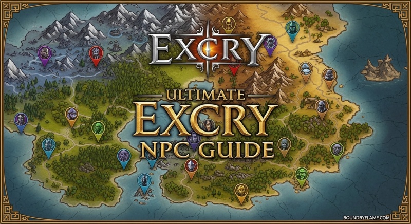 All NPC Locations in Excry Guide