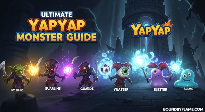 All monsters in YapYap