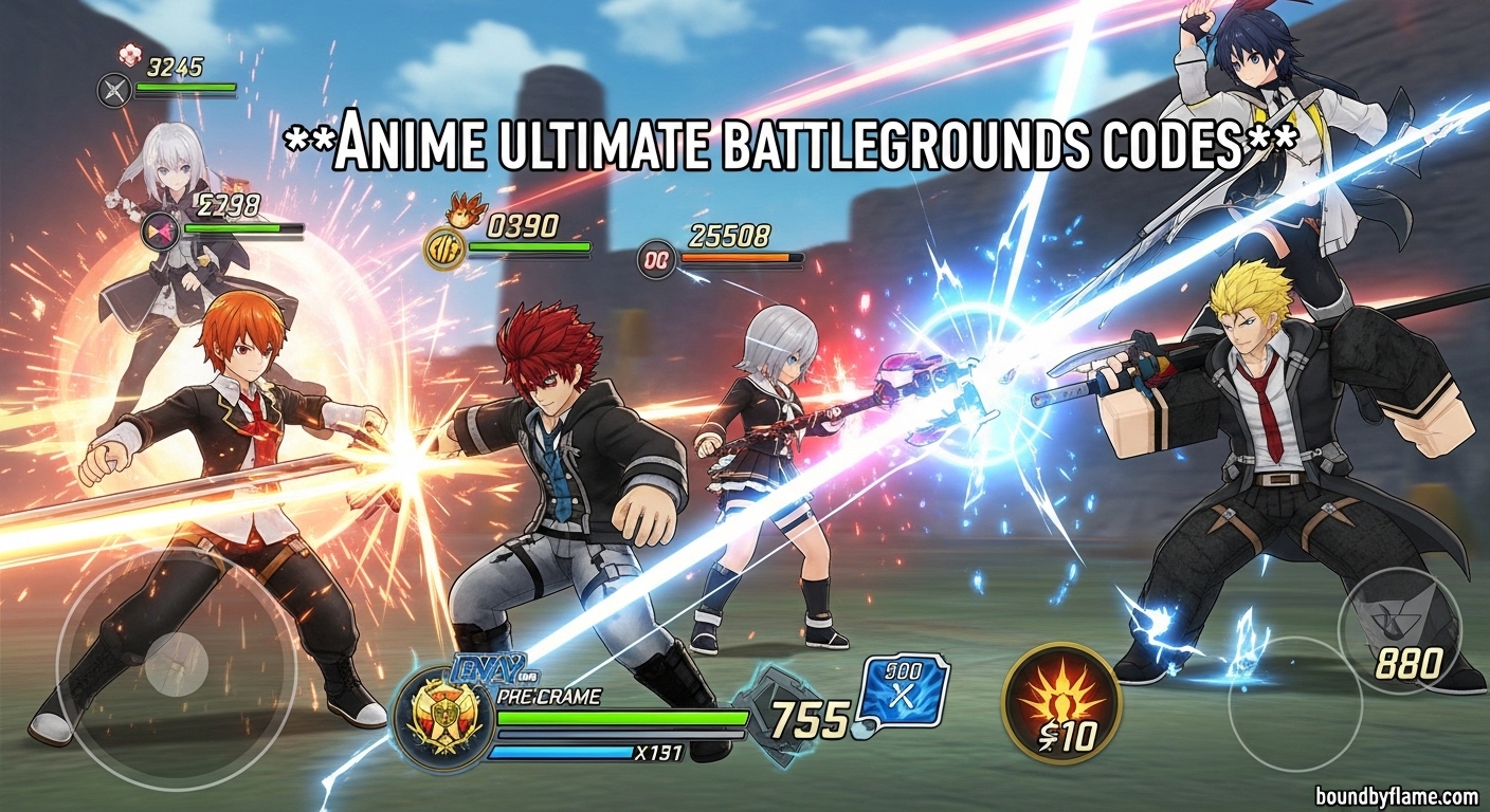 Anime Ultimate Battlegrounds Codes
