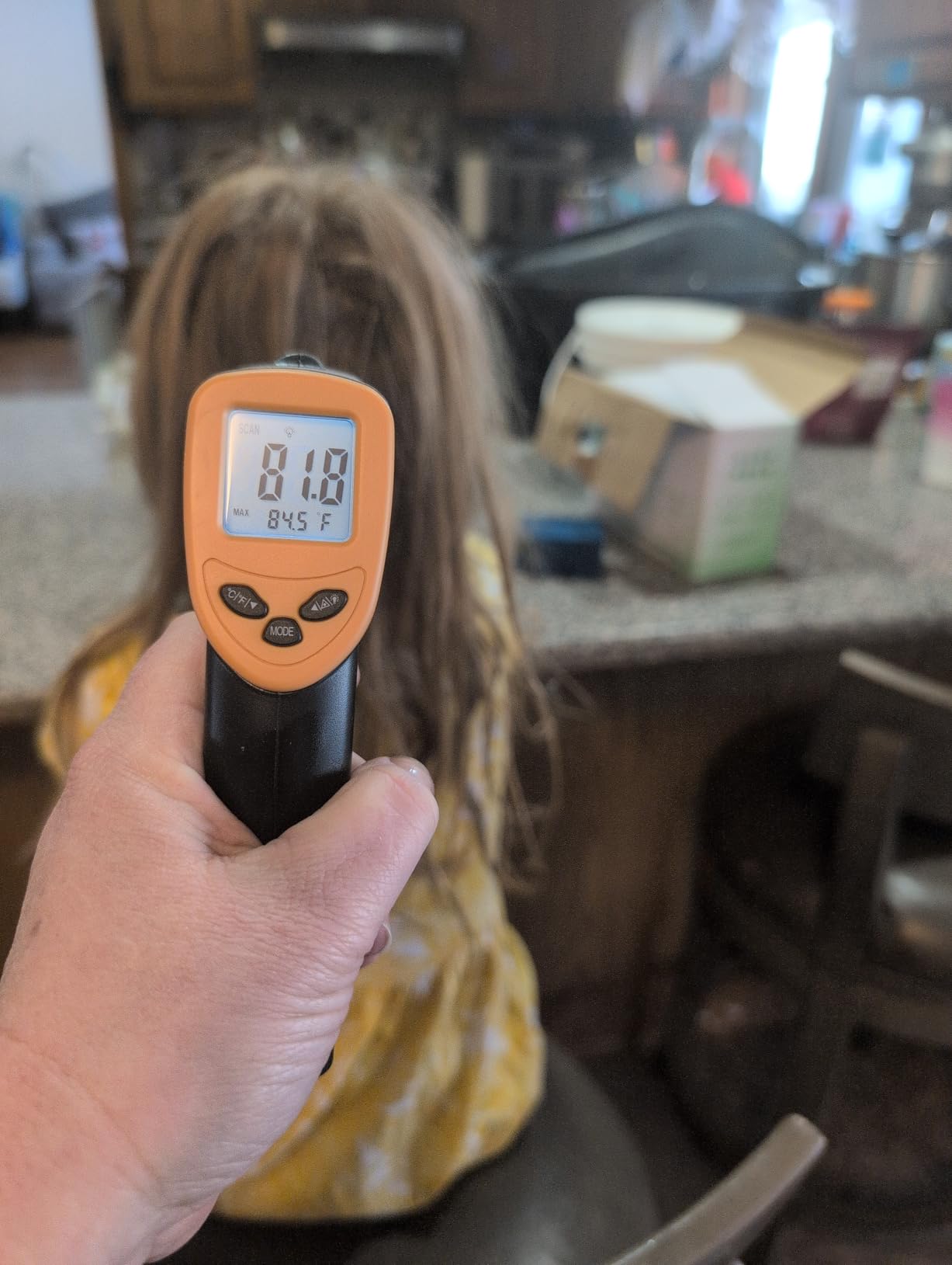 Etekcity Infrared Thermometer Laser Temperature Gun 1080, -58°F~ 1130°F for Meat Food Candy Pizza Oven, Heat Gun for Cooking, Kitchen, Fridge, Reptile, BBQ, HAVC, Adjustable Emissivity & Max Measure customer photo 2