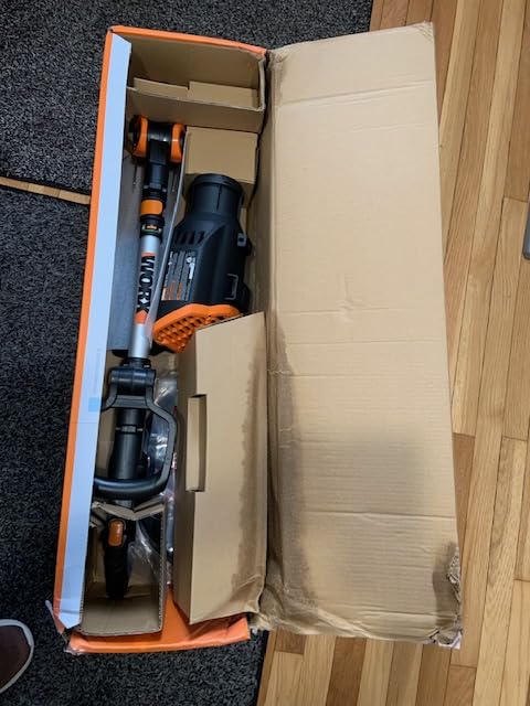 WORX Cordless String Trimmer & Lawn Edger, 12'' Electric Weed Wacker with 5.5 LBS, 20V Weed Eater with 90° Pivoting Head, 2 Batteries & Charger Included, WG163 customer photo 2
