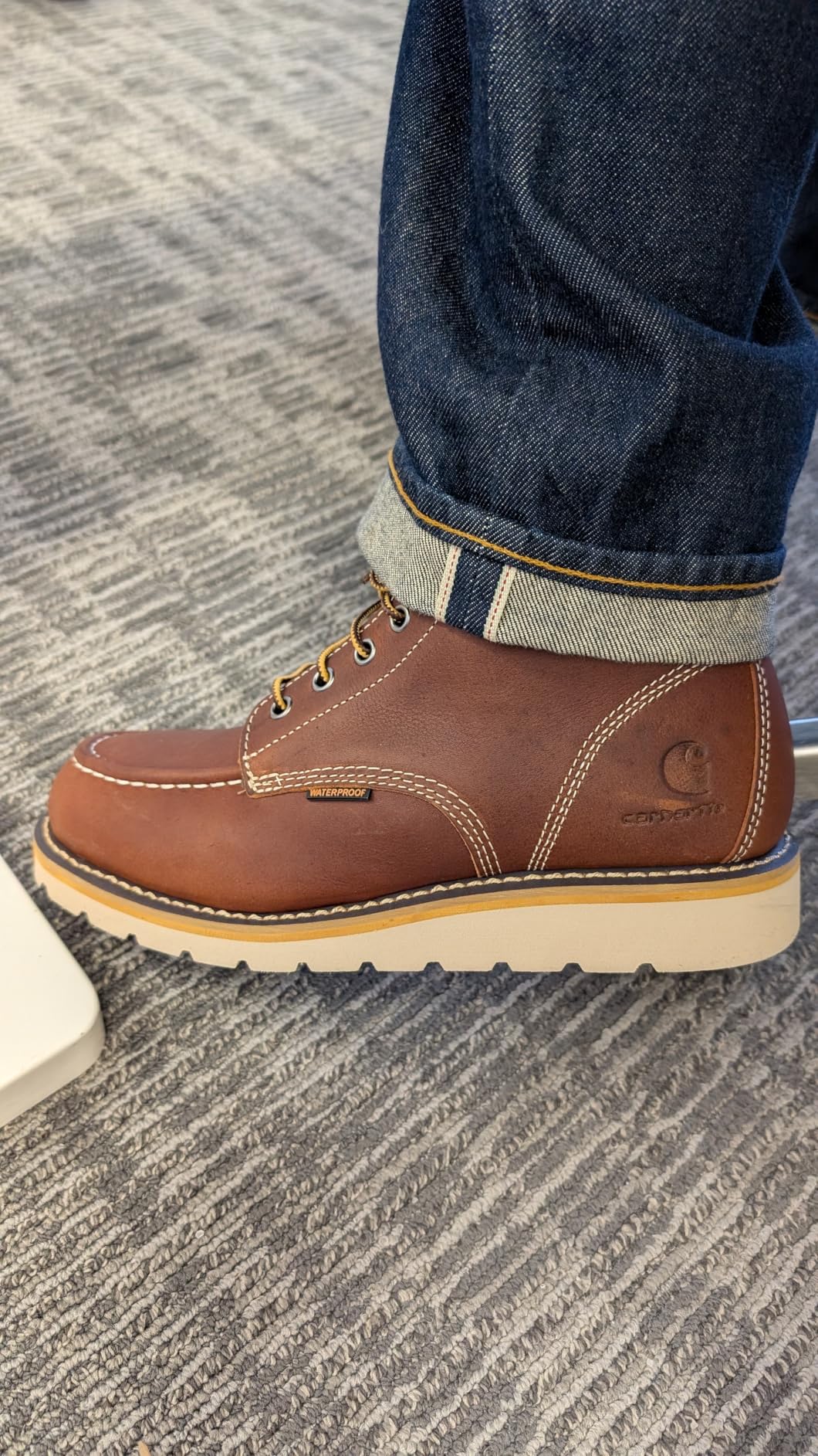 Carhartt Men's 6 Inch Waterproof Wedge Soft Toe Work Boot customer photo 1