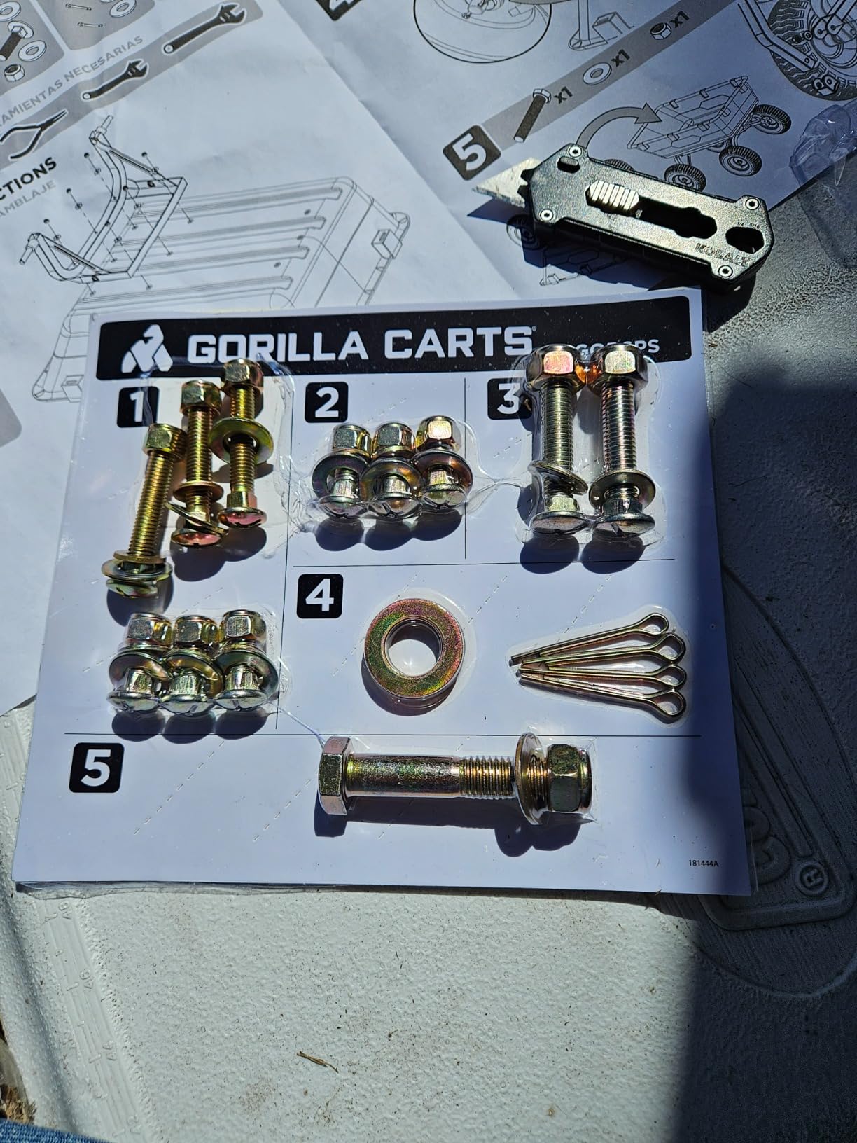 Gorilla Carts Poly Garden Dump Cart, 4 Cu Ft Tub, 600 lb Haul Capacity, Black - Heavy-Duty Utility Wagon with Quick-Release Dumping & Pneumatic Tires for Yard, Landscaping and Gardening customer photo 2