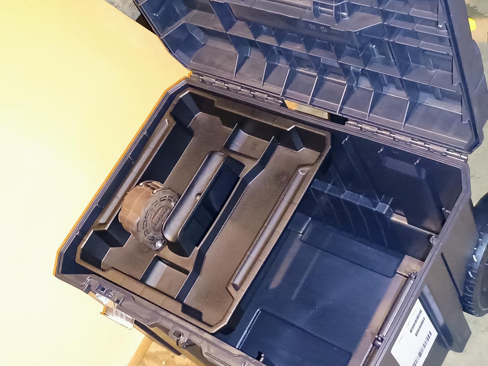 DEWALT Tool Box with Wheels Modular, Large Rolling Tool Box With Telescopic Handle, Portable Carrier Deep Stackable TSTAK Storage (DWST17820) customer photo 1