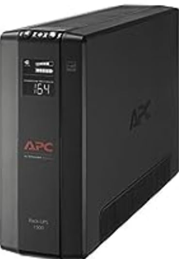 APC UPS Back-UPS Pro 1500VA UPS, 900W Battery Backup & Surge Protector, AVR, 10 Outlets (NEMA 5-15R), LCD, BX1500M Uninterruptible Power Supply for Computers, Wi-Fi Routers, Home Office Electronics customer photo 1