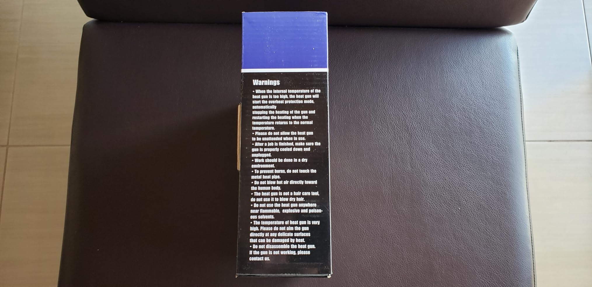 SEEKONE Heat Gun 1800W 122°F-1202°F（50℃- 650℃）Fast Heating Heavy Duty Hot Air Gun Kit Variable Temperature Control Overheat Protection with 4 Nozzles for Crafts, Shrinking PVC, Stripping Paint(5.2FT) customer photo 1