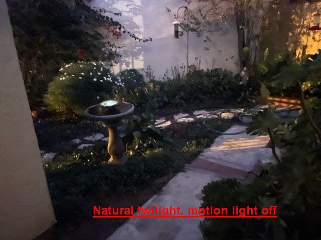 LEPOWER 1600LM LED Solar Security Lights Motion Outdoor, Motion Sensor Light, 5500K White Light, IP65 Waterproof Outdoor Flood Solar Light with 3 Adjustable Head for Yard, Garage（White） customer photo 2