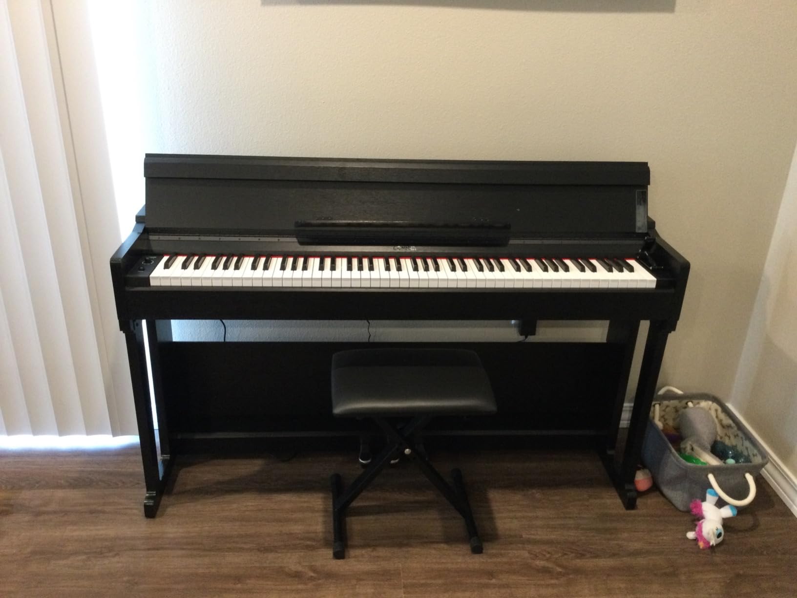 Donner DDP-90 Pro Digital Piano, 88 Key Weighted Piano Keyboard for Beginner/Professional with Three Pedals, Support U-disk Music Playing, PC/Tablet/Cell Phone Connecting, Audio In/Output customer photo 1