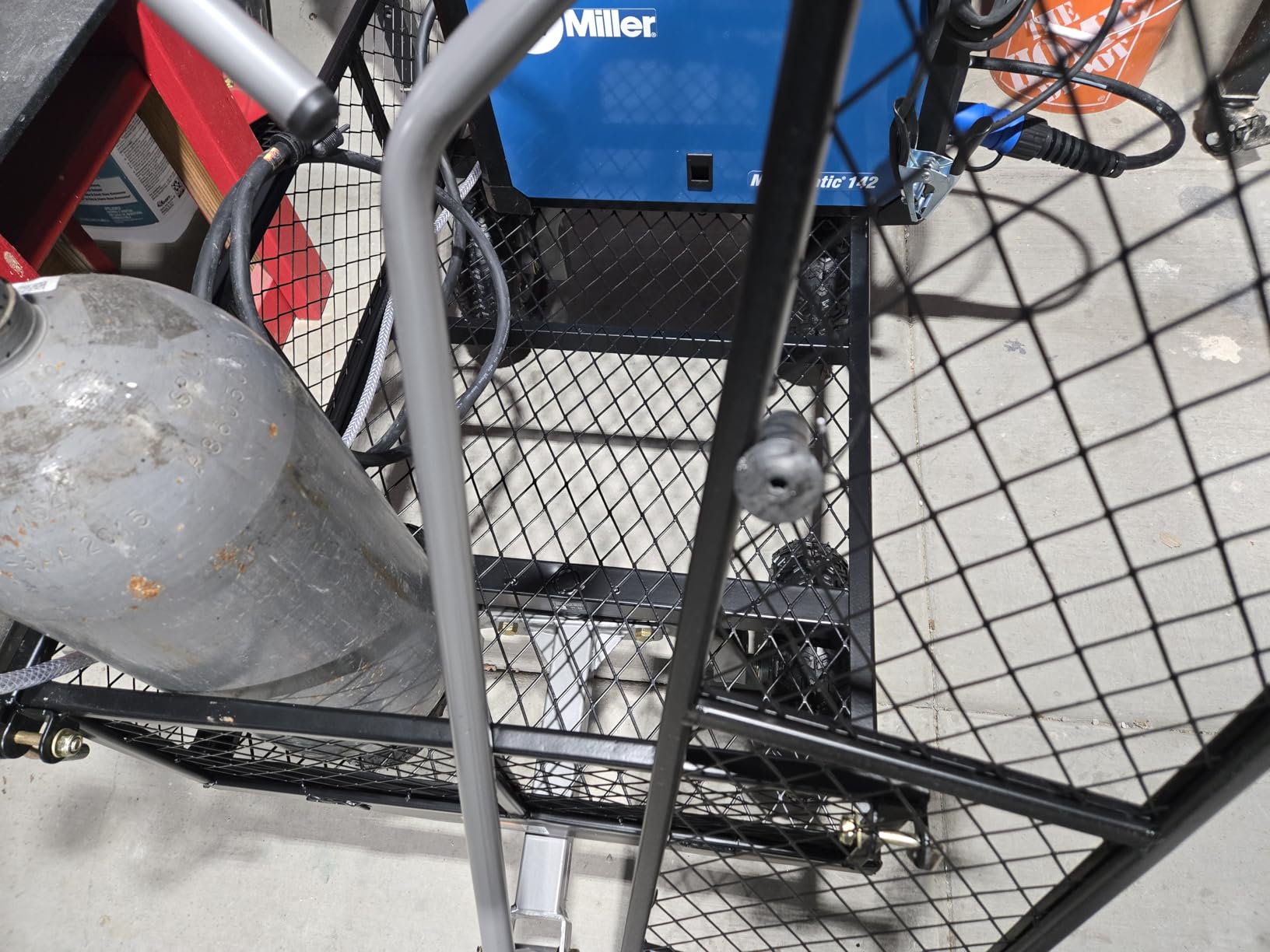 Gorilla Carts Steel Utility Cart, 4 Cu Ft Bed, 800 lb Load Capacity, Black - Heavy-Duty Outdoor Hauling Wagon with Removable Side Panels for Yard, Lawn, Garden or Landscaping customer photo 2