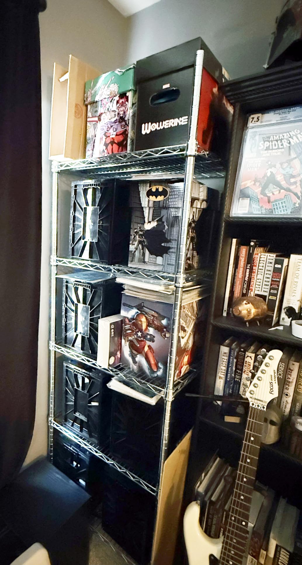 Seville Classics UltraDurable Heavy Duty NSF Solid Steel Wire Rack Storage Unit, Organizer for Garage, Warehouse, Office, Restaurant, Classroom, Kitchen, Steel, 5-Tier Shelving, 36 W x 18 D customer photo 2