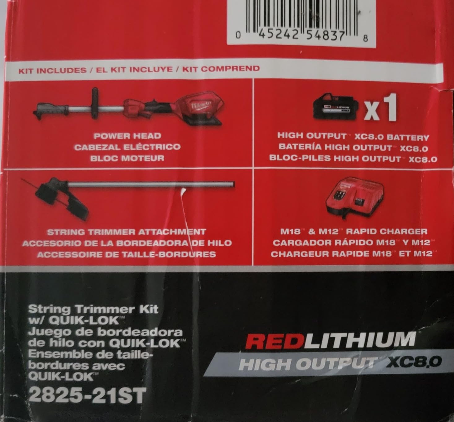 Milwaukee 2825-20ST 18V Cordless Brushless String Grass Trimmer with Attachment Capability (Tool-Only) customer photo 2