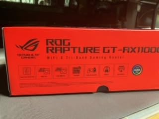 ASUS ROG Rapture GT-AX11000 Pro Tri-Band WiFi 6 Extendable Gaming Router, 10G & 2.5G Ports, ASUS RangeBoost Plus, Triple-Level Game Acceleration, Subscription-Free Network Security, AiMesh Compatible customer photo 2