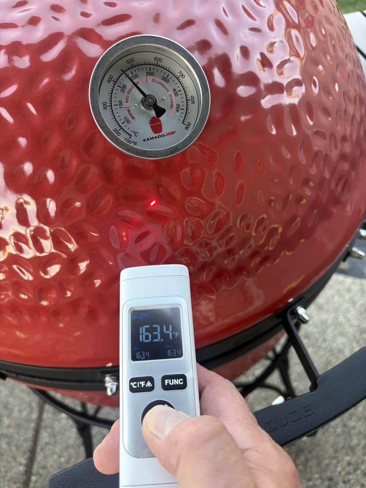 ERICKHILL Infrared Thermometer Gun, Heat Temp Temperature Gun with Meat Probe 2-in-1, Digital IR Laser Thermometer Gun for Cooking, Pizza Oven, Meat, Griddle, Grill, HVAC customer photo 1