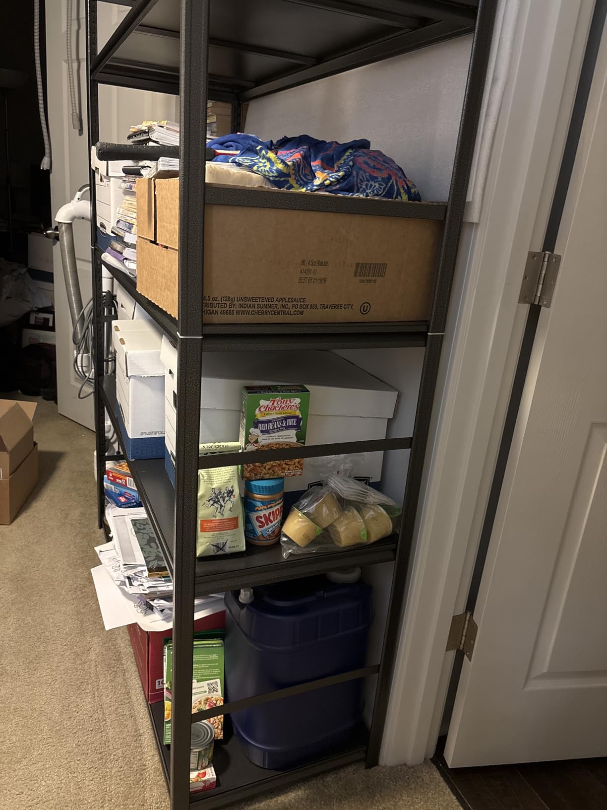 48 W Garage Shelving Heavy Duty Metal Shelves 5 Tier Adjustable Shelf Unit 3000 lbs Capacity Storage Stand Organizer for Warehouse and Basement,Black,78 H customer photo 1