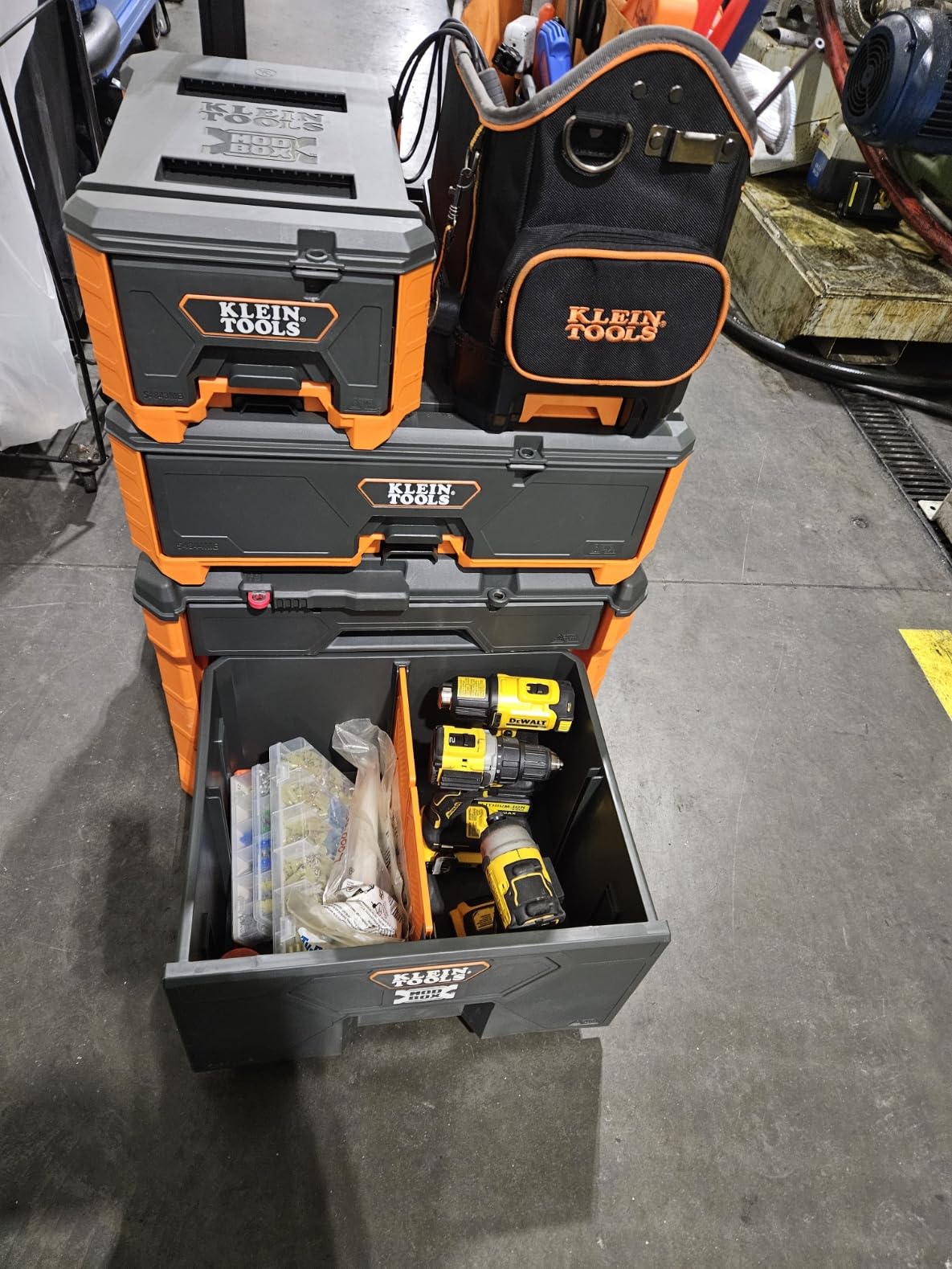 Klein Tools 54801MB MODbox Rolling Drawer Tool Box, Heavy-Duty Double Drawer Tool Organizer, Deep Stackable Set customer photo 2