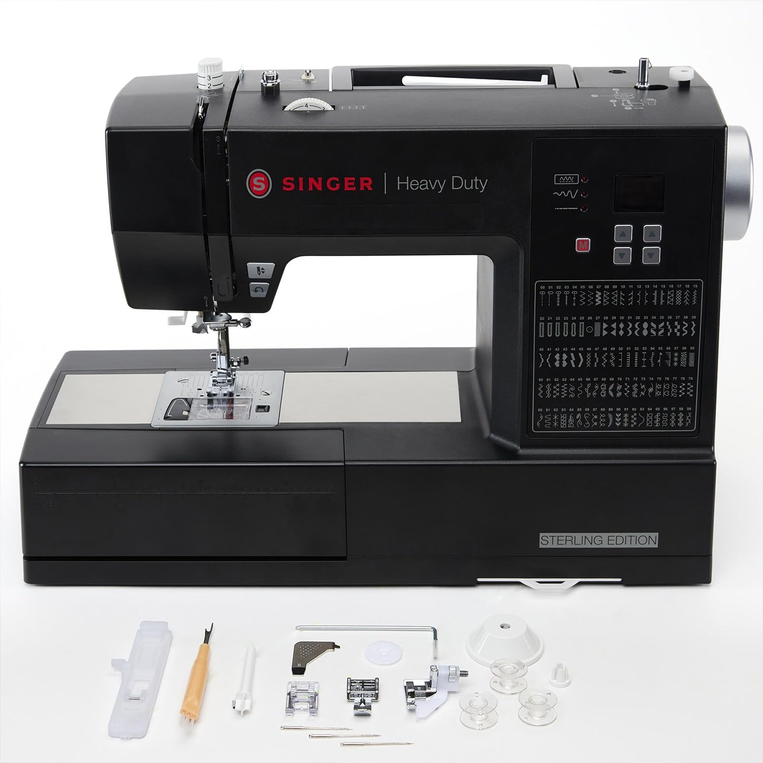 SINGER Heavy Duty 6600C Sterling Sewing Computerized Machine + Accessory | 100 Built-In Stitches Deliver 215 Stitch Applications| 60% More Power, 1100 Stitches/Min| Metal Frame, 6 One-Step Buttonhole customer photo 2