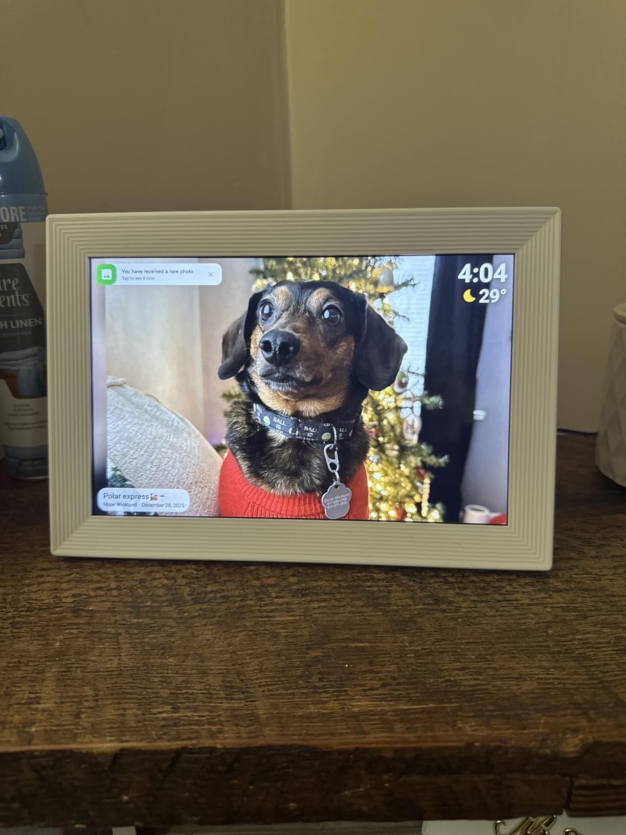 Digital Picture Frame, 10.1 inch Frameo Digital Frame WiFi, 1280 * 800 IPS HD Touchscreen, 32GB Storage, Instant Share Pictures Video, Smart Photo Frame Electronic, Gifts for Mom, House Warming customer photo 2