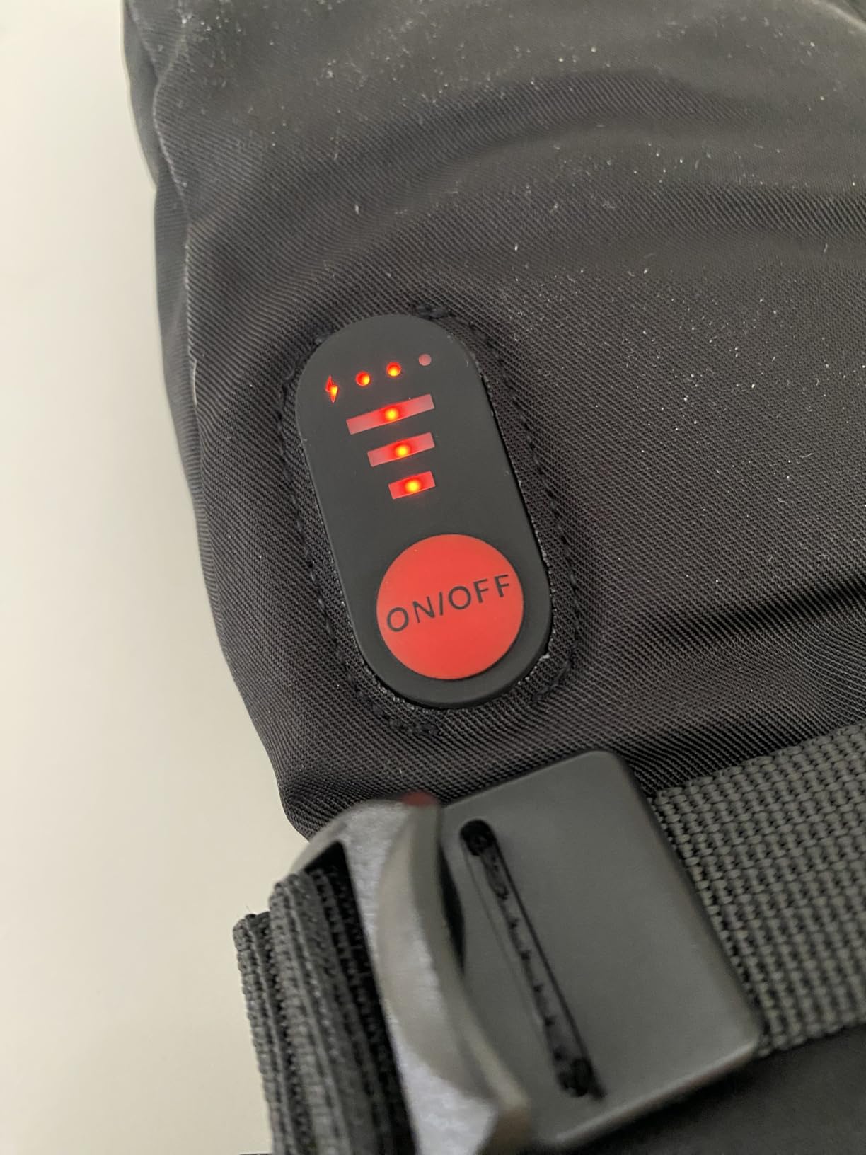 Leather Heated Gloves for Men, 158F Heating & 8H Battery Life, 7.4V Rechargeable Heated Gloves for Women, Waterproof & Touchscreen Ideal for Winter, Hunting, Motorcycle customer photo 2