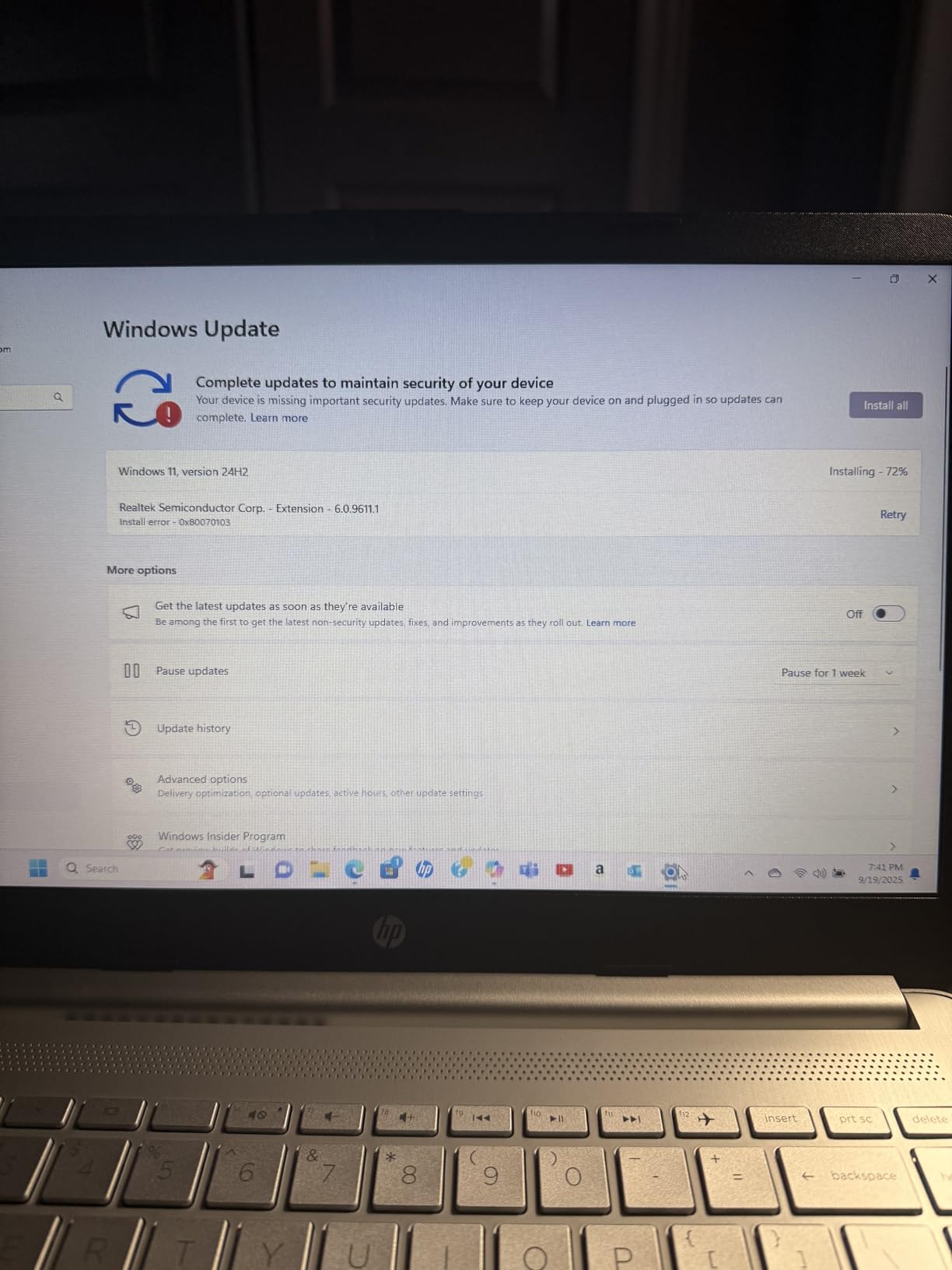 HP Ultrabook Laptop, 8GB RAM, 1.1TB Storage (1TB OneDrive + 64GB SSD), Microsoft 365 Included, Intel 2-Core | Fast, Smart, Budget-Friendly, AI-Ready Essential no Mouse, Rose Gold customer photo 2