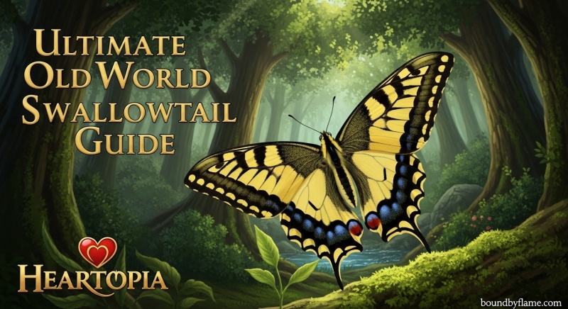 Catch Old World Swallowtail in Heartopia